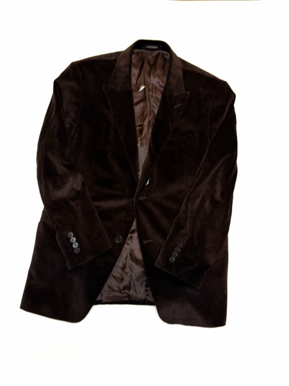 Men's Dark Brown Velvet Sport Coat Blazer